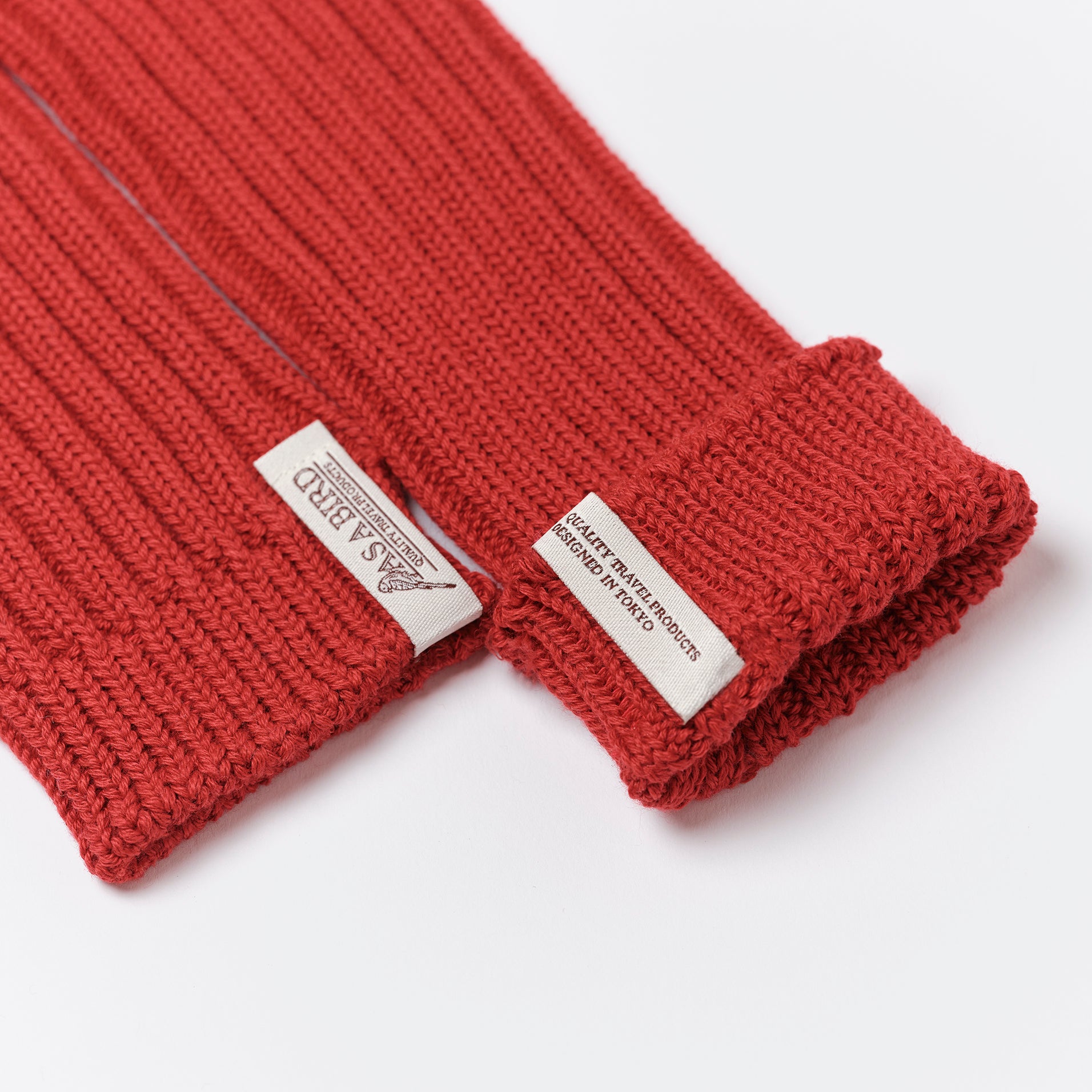 Low Gauge Socks “Valencia” M(25-27cm) - Red