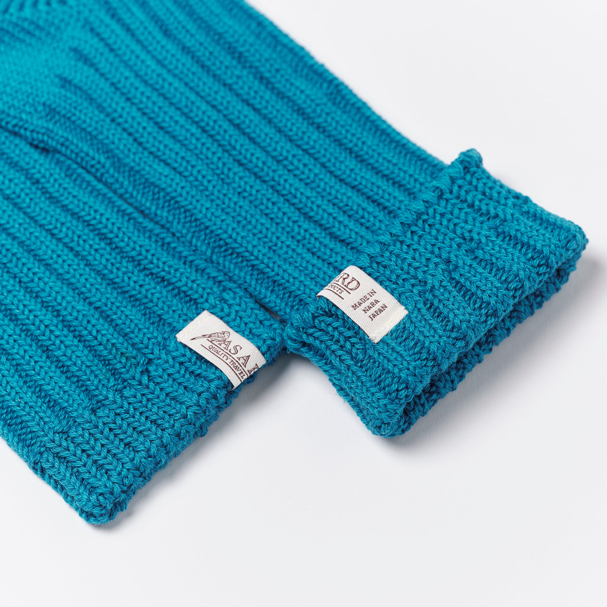 Low Gauge Socks “Valencia” S(22-24cm) - Turquoise