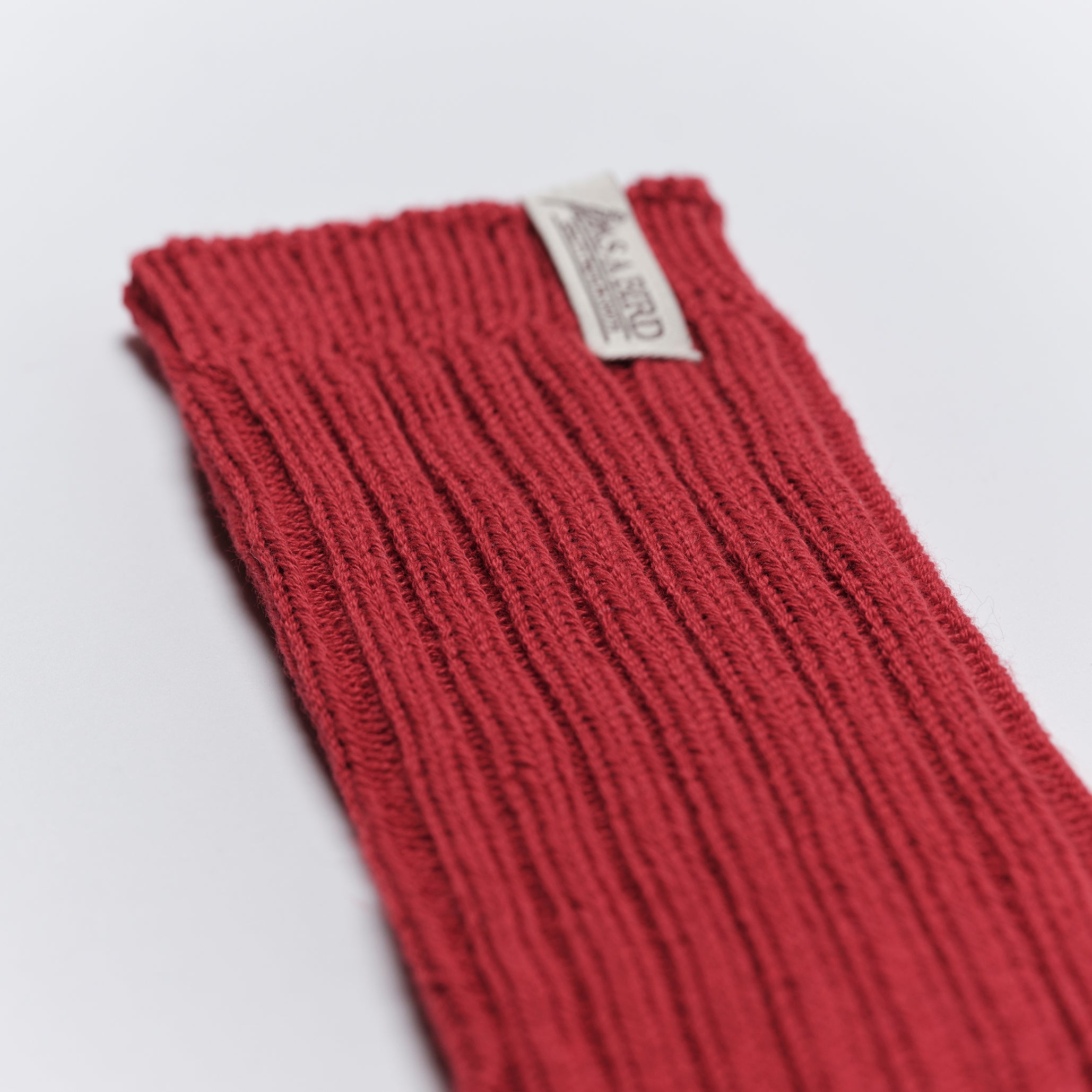 Low Gauge Socks “Valencia” M(25-27cm) - Red