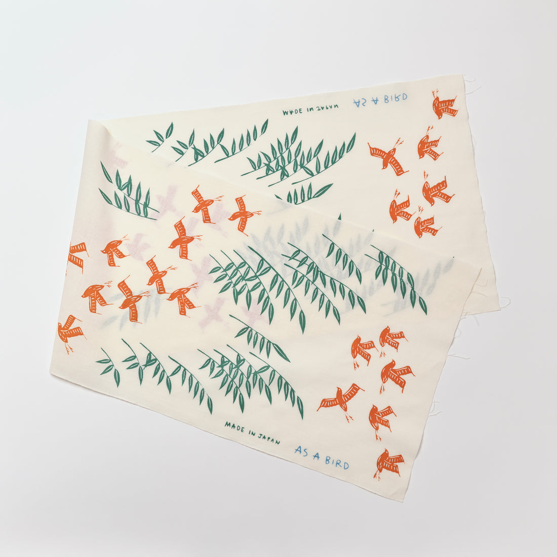 Tenugui "Tokyo" (Japanese Hand Towel) - Ivory