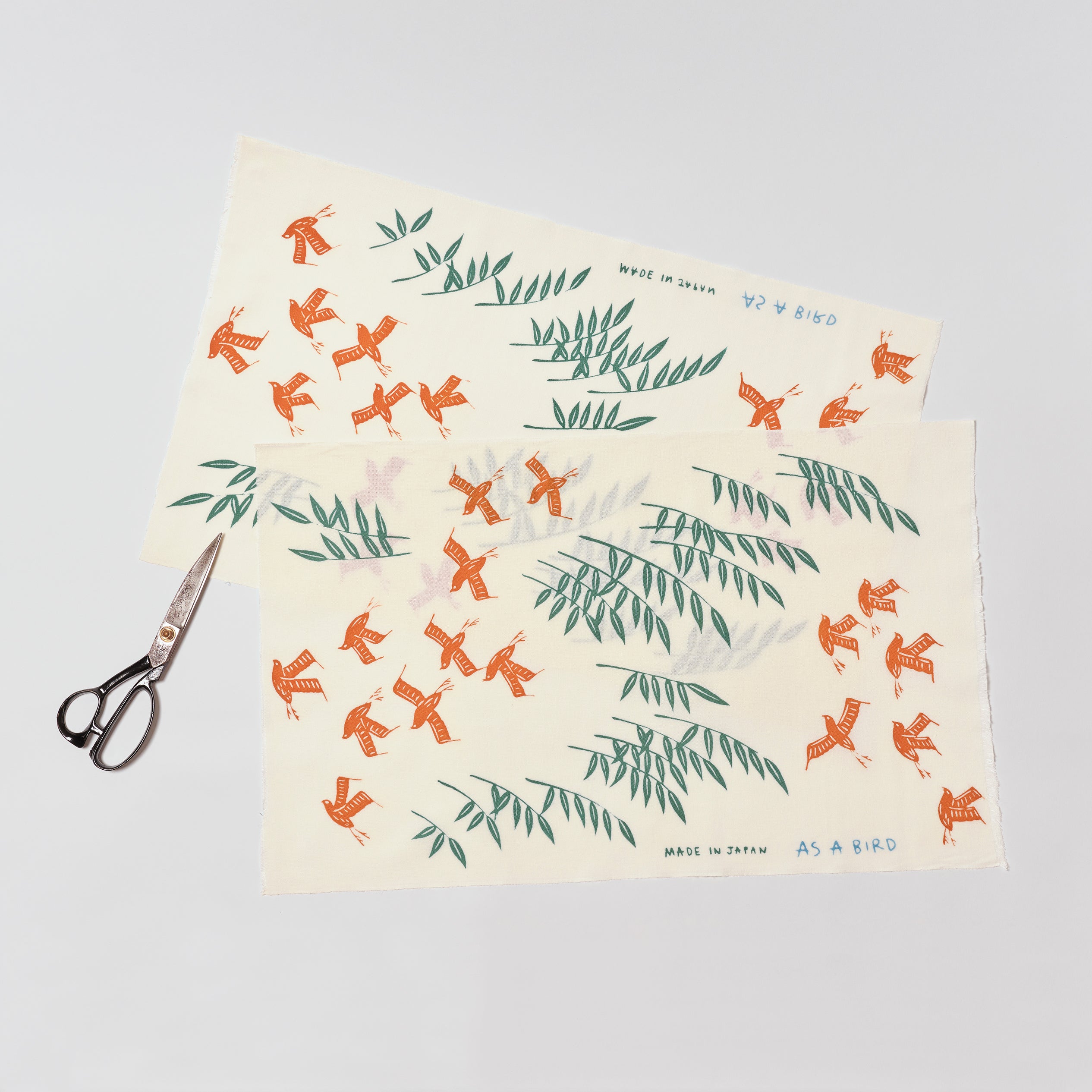 Tenugui "Tokyo" (Japanese Hand Towel) - Ivory