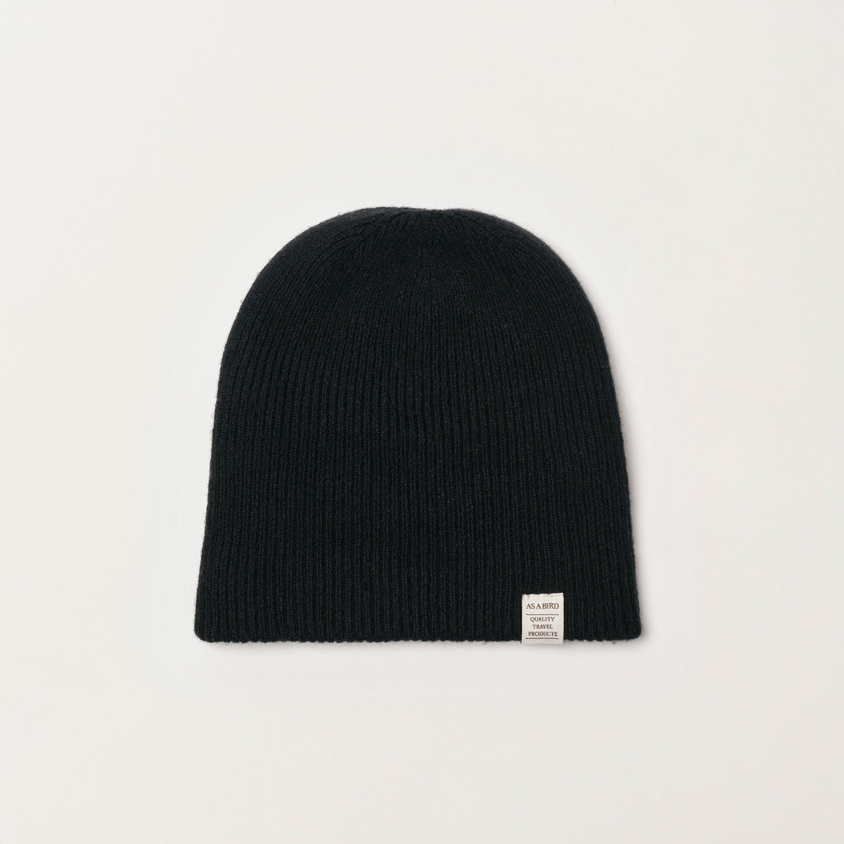 Wool Cashmere Beanie “Seattle” - Black