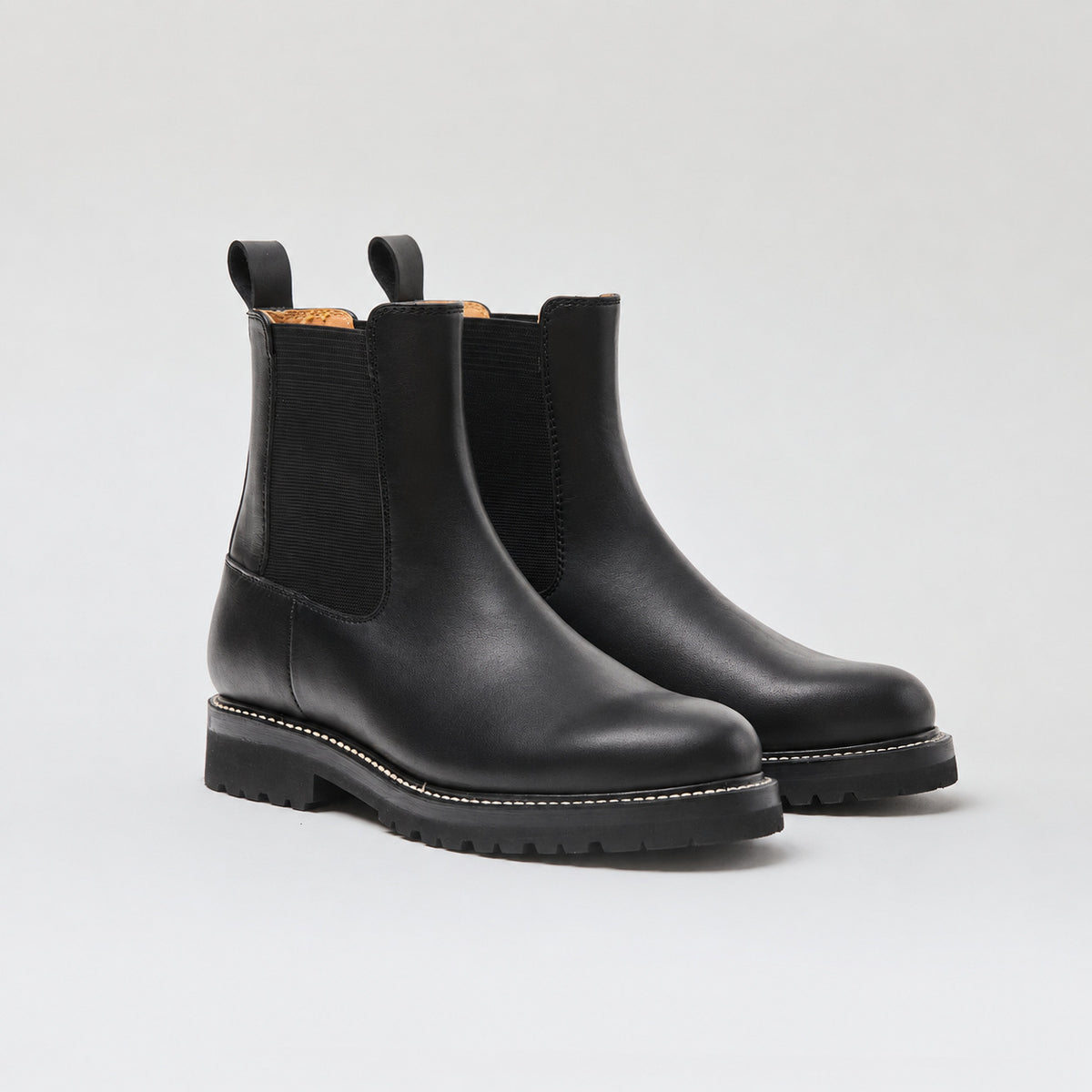 Travel Boots “Stockholm” - Black Japanese Leather