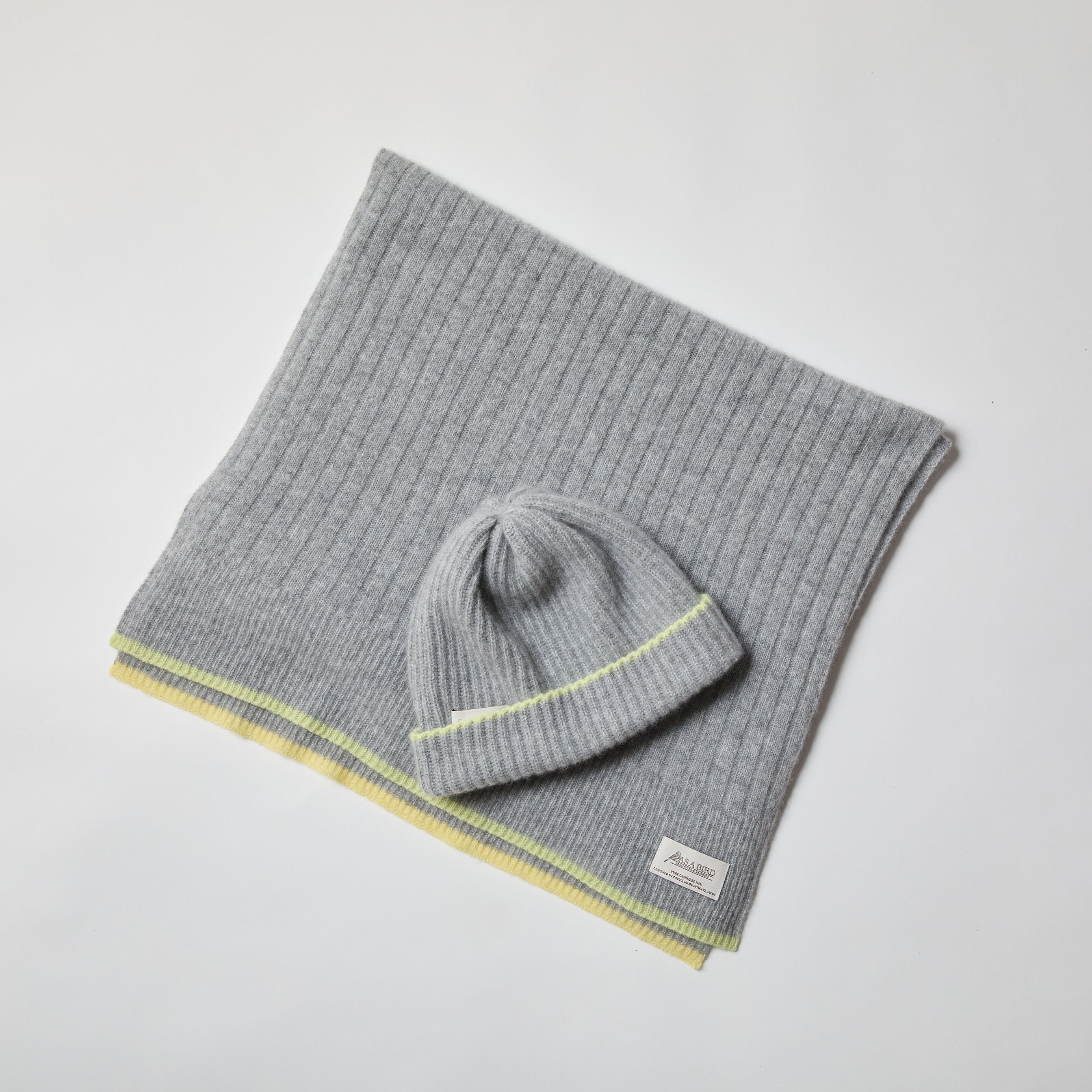 Cashmere Beanie “Levi” - Light Grey