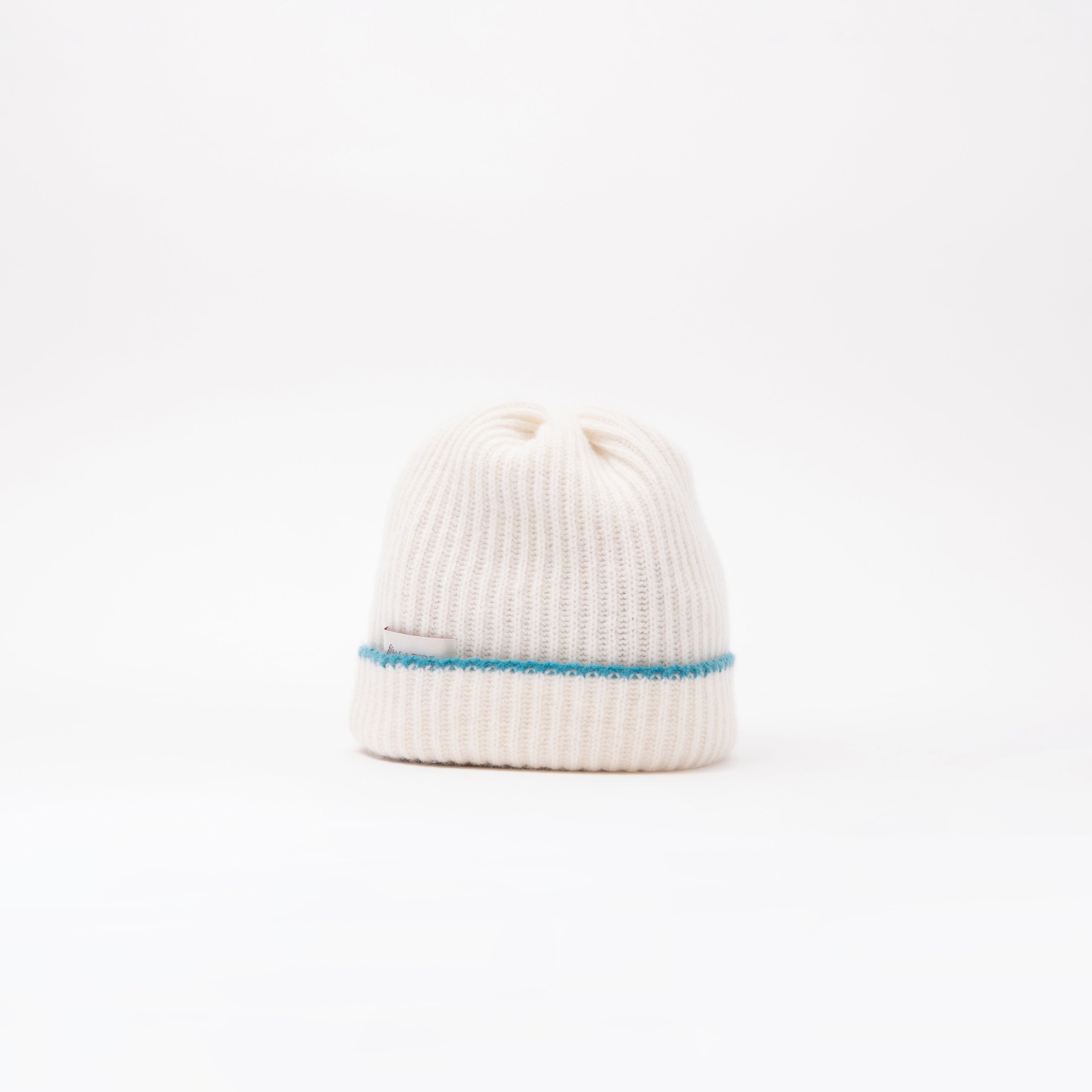 Cashmere Beanie “Levi” - Off White