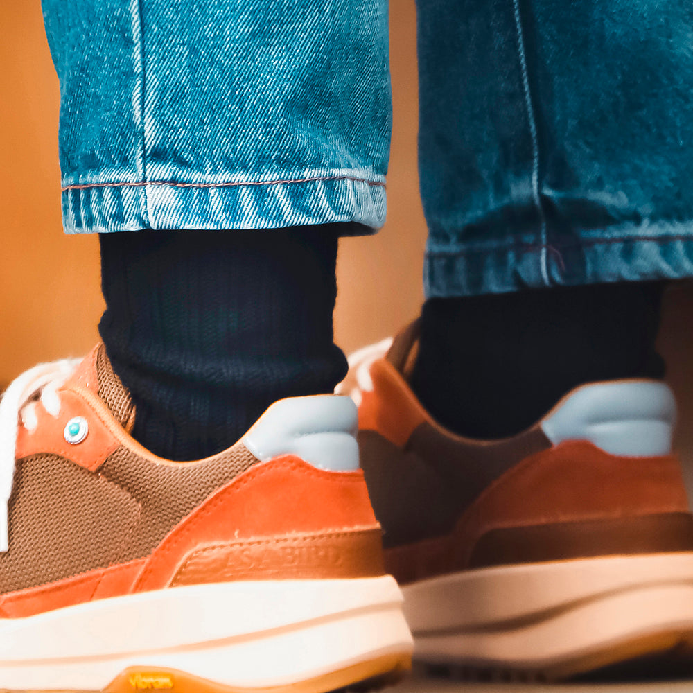 Low Gauge Socks “Valencia” S(22-24cm) - Black