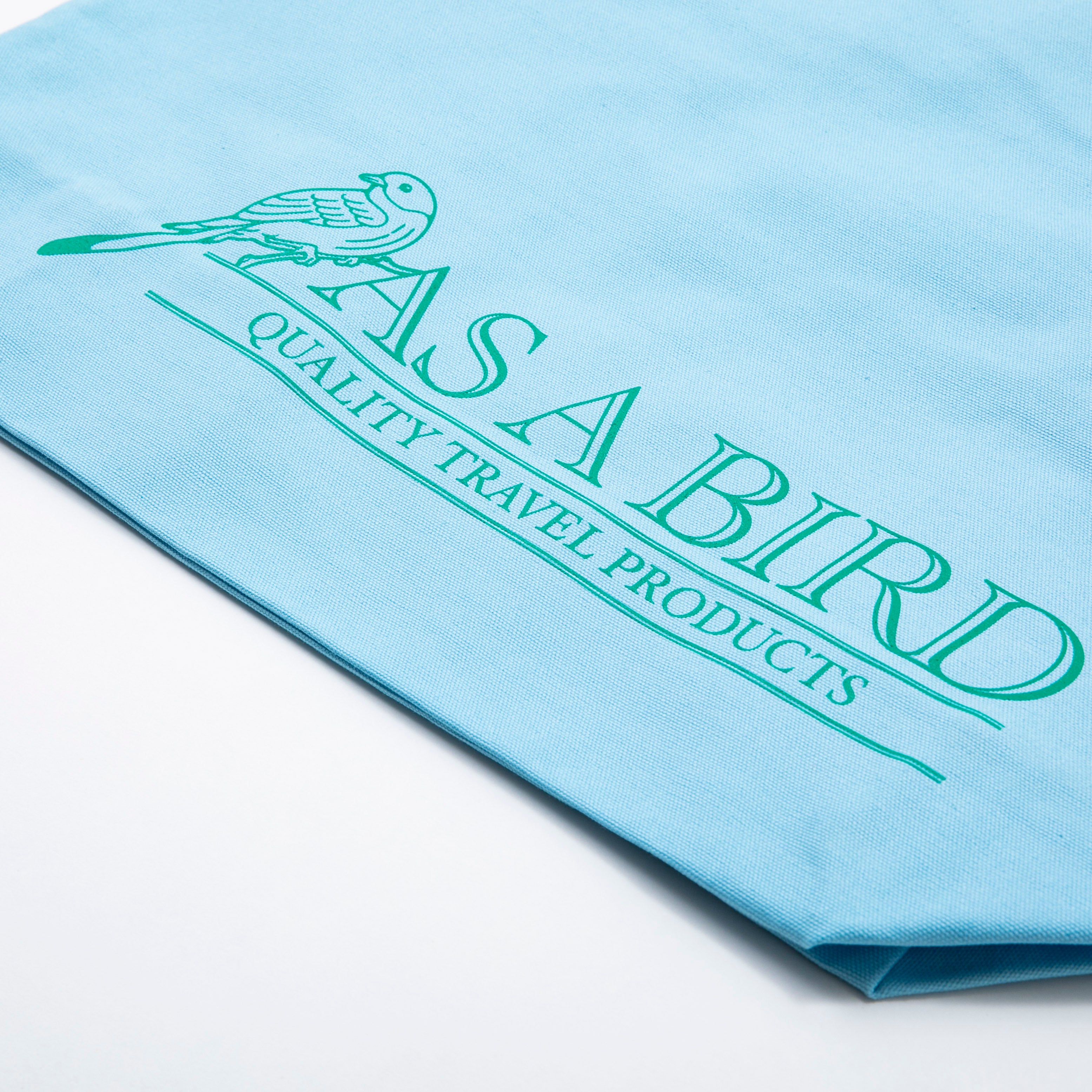 Canvas Souvenir Tote "New York" -Light Blue-