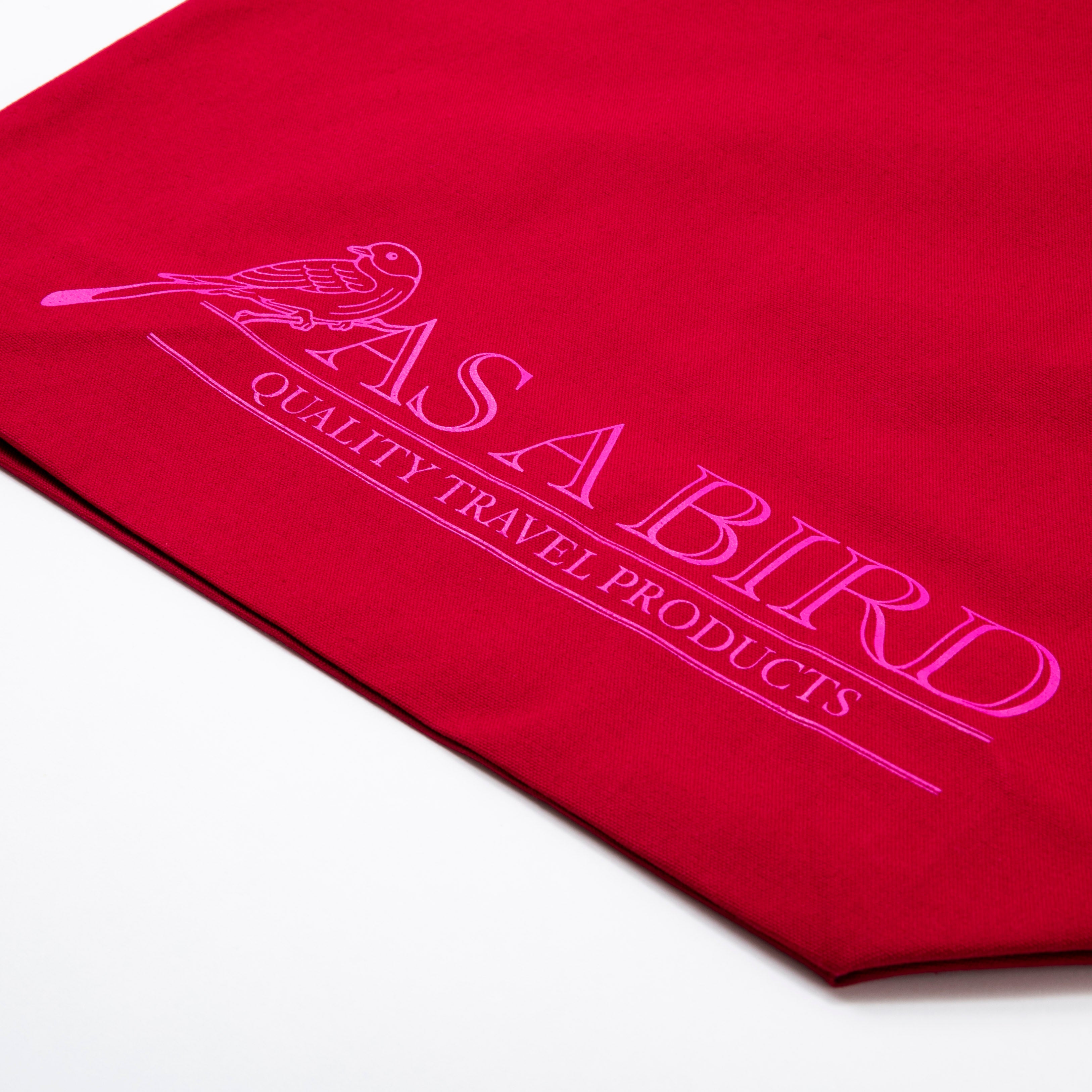 Canvas Souvenir Tote "New York" -Wine Red-