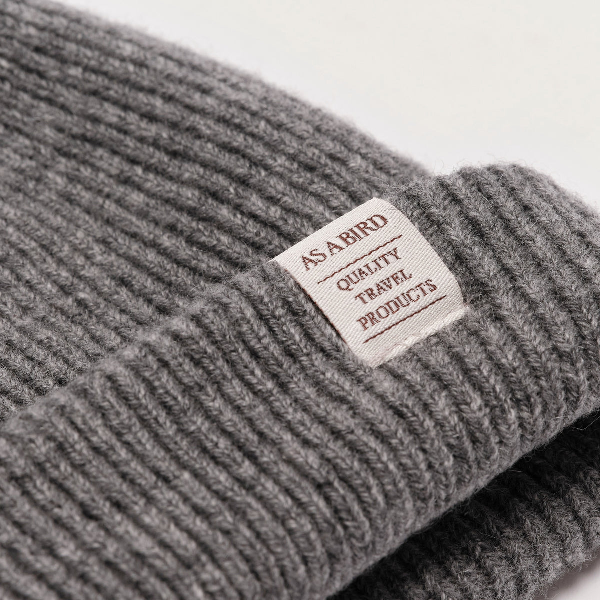 Wool Cashmere Beanie “Seattle” - Gray