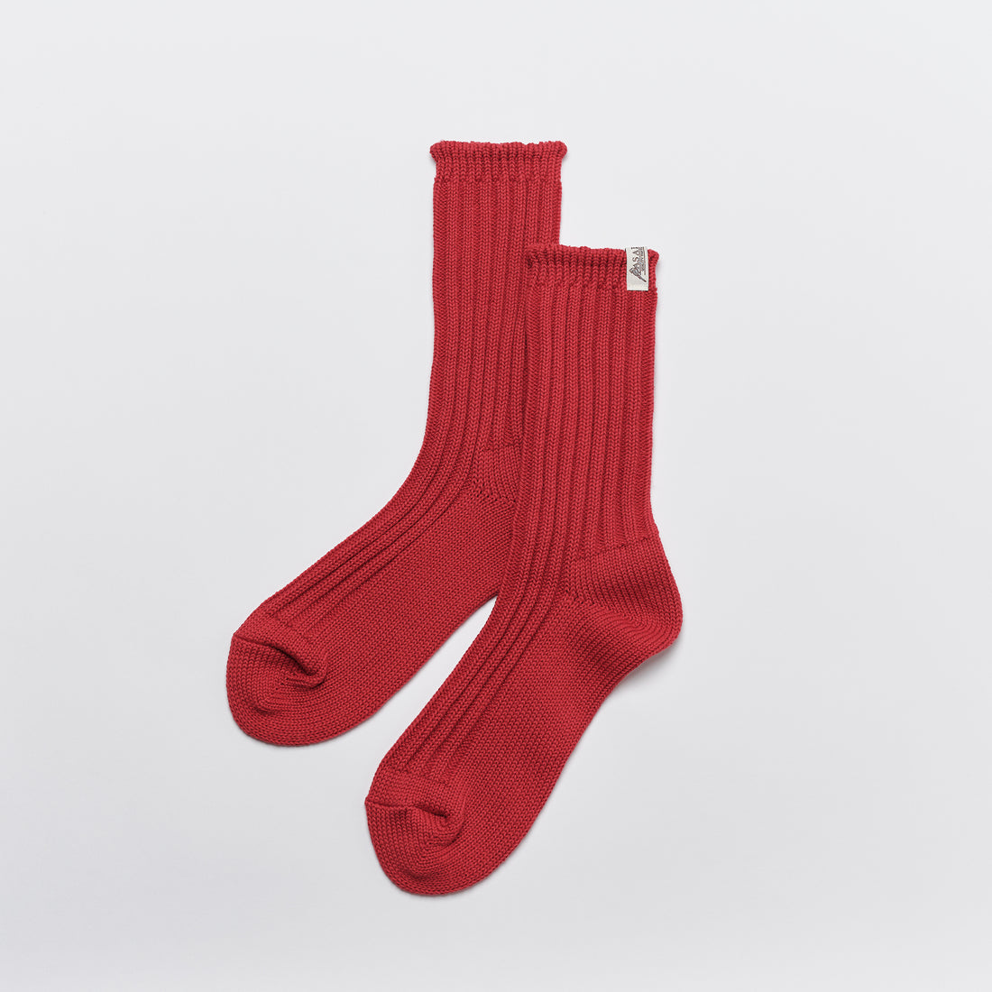 Low Gauge Socks “Valencia” S(22-24cm) - Red