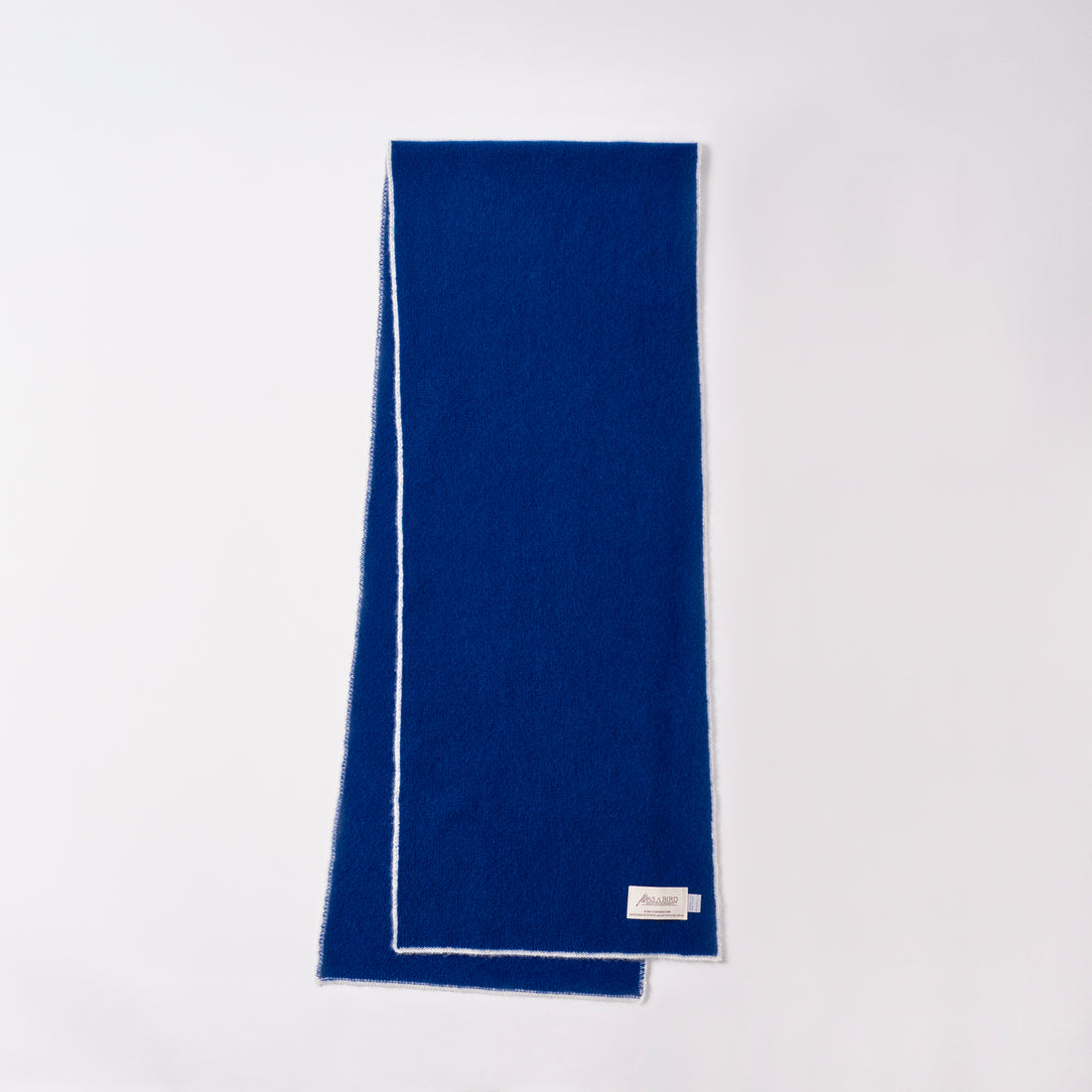 Cashmere Scarf “Berlin” - Blue × White