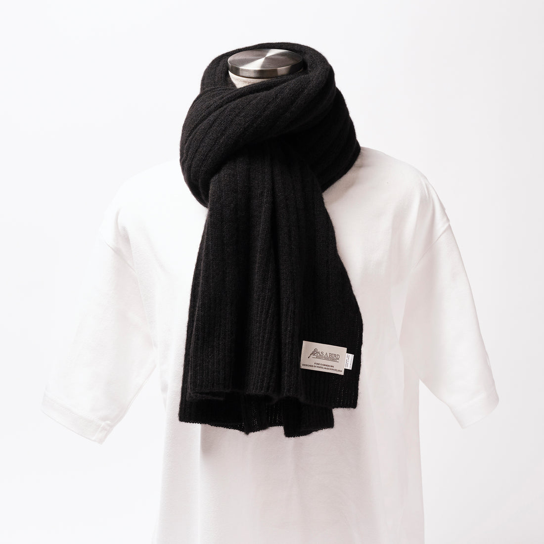 Cashmere Stole  “Helsinki” - Black