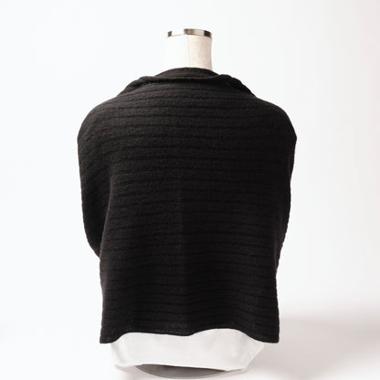 Cashmere Stole  “Helsinki” - Black