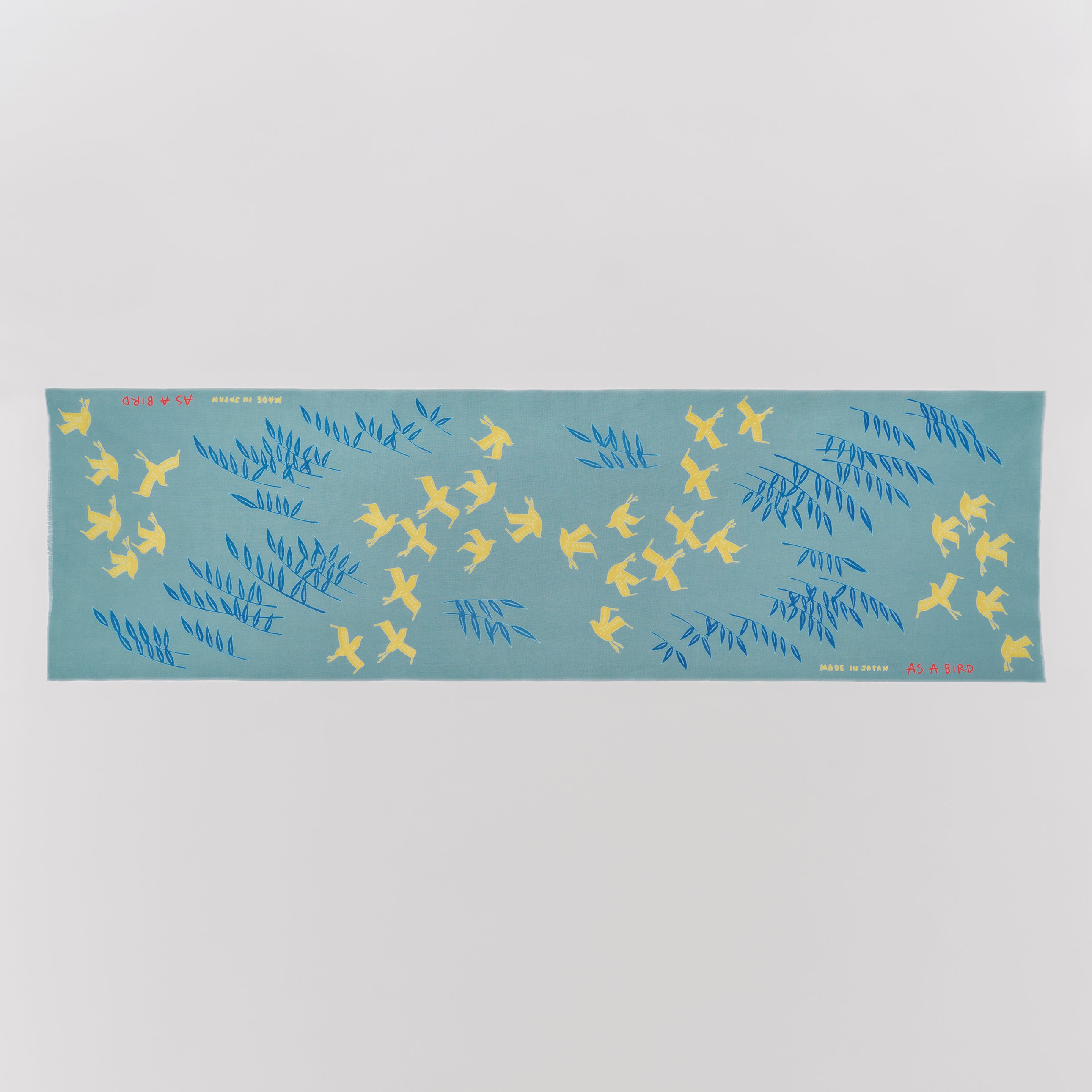 Tenugui &quot;Tokyo&quot; (Japanese Hand Towel) - Mint