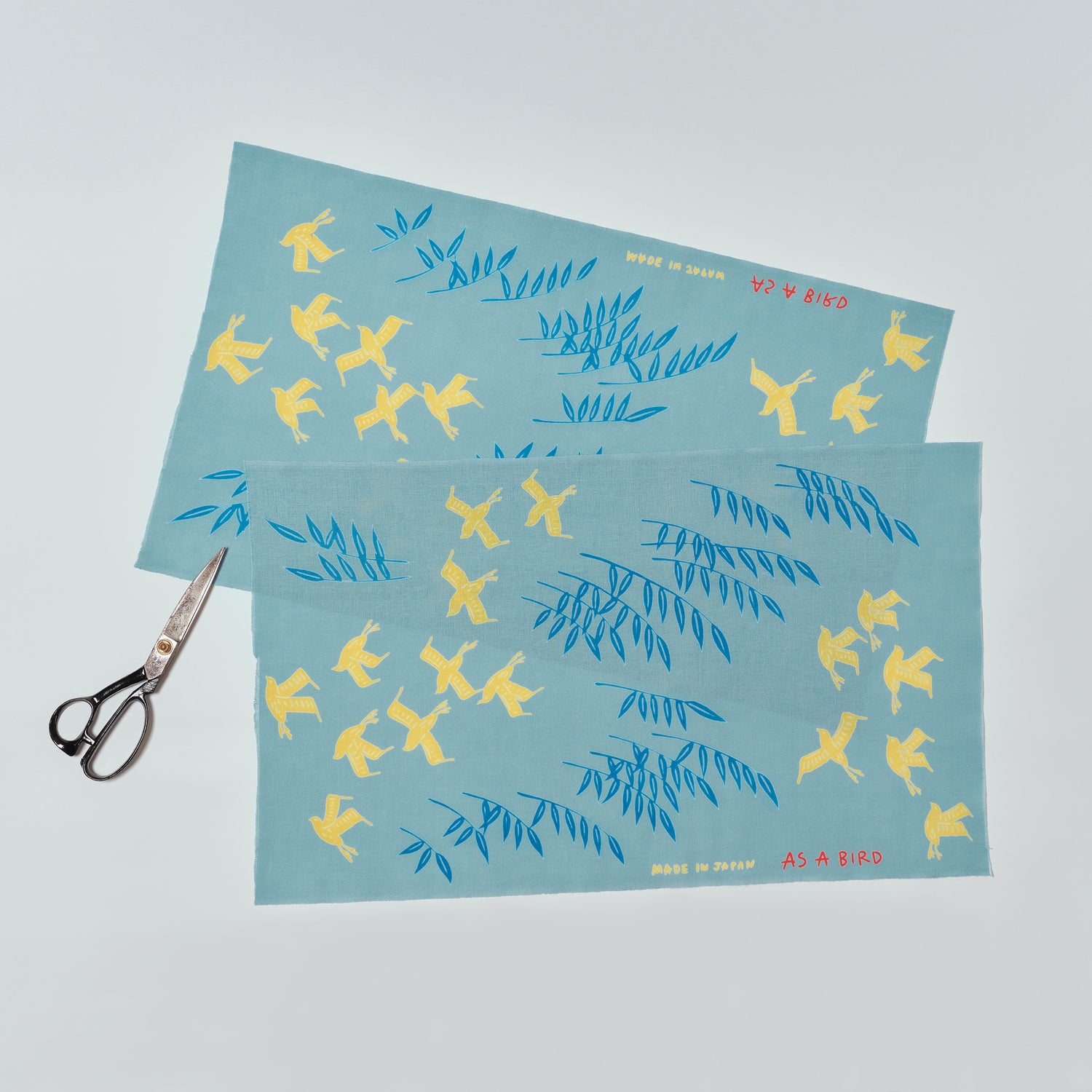 Tenugui &quot;Tokyo&quot; (Japanese Hand Towel) - Mint