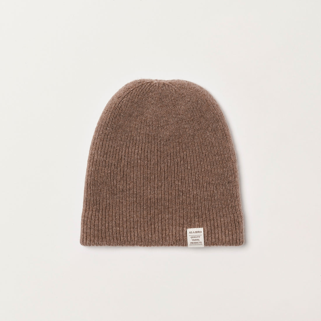 Wool Cashmere Beanie “Seattle” - Light Brown