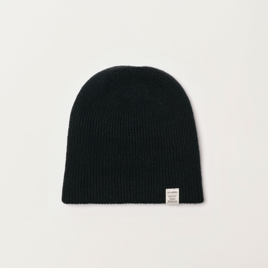 Wool Cashmere Beanie “Seattle” - Black