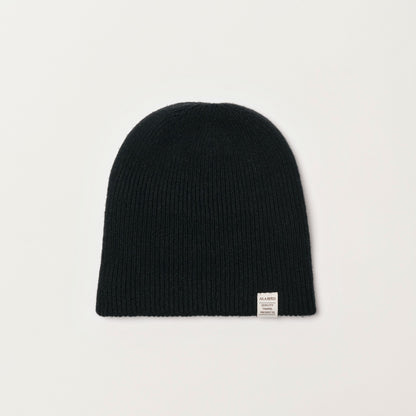 Wool Cashmere Beanie “Seattle” - Black