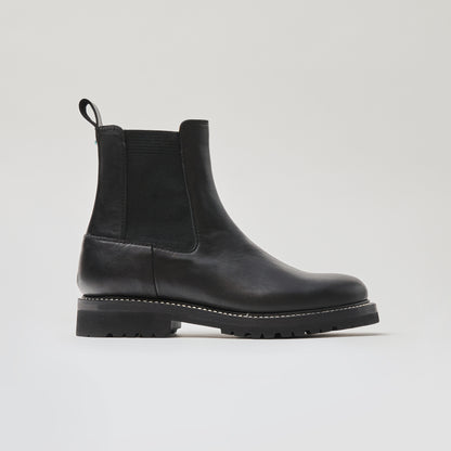 Travel Boots “Stockholm” - Black Japanese Leather