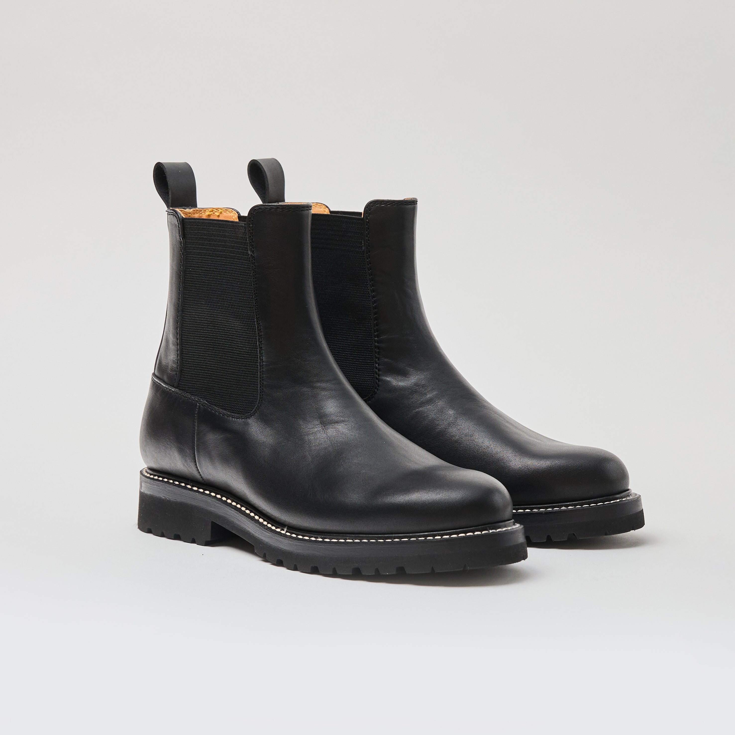 Travel Boots “Stockholm” - Black Japanese Leather