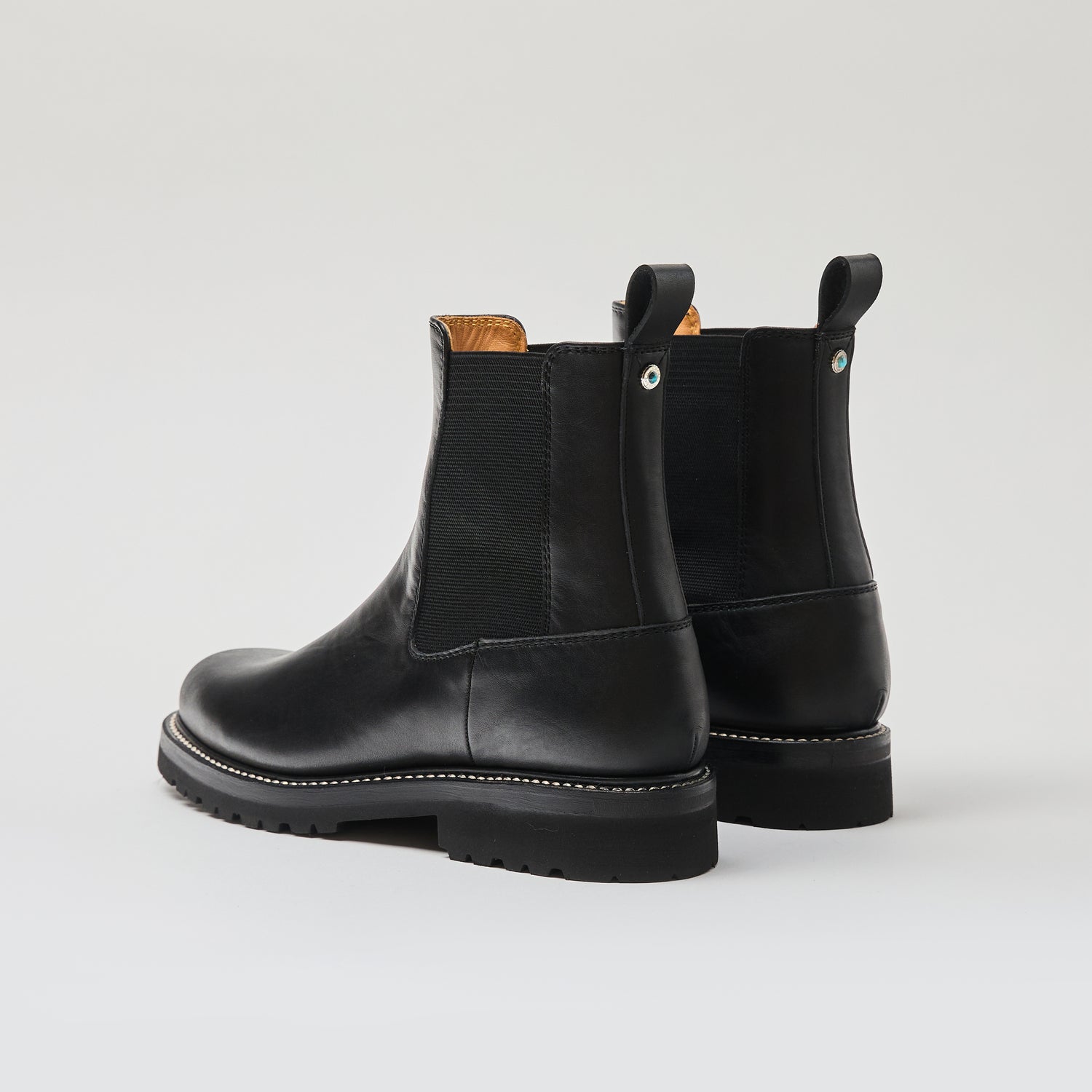 Travel Boots “Stockholm” - Black Japanese Leather