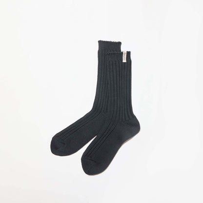 Low Gauge Socks “Valencia”  M(25-27cm) - Black