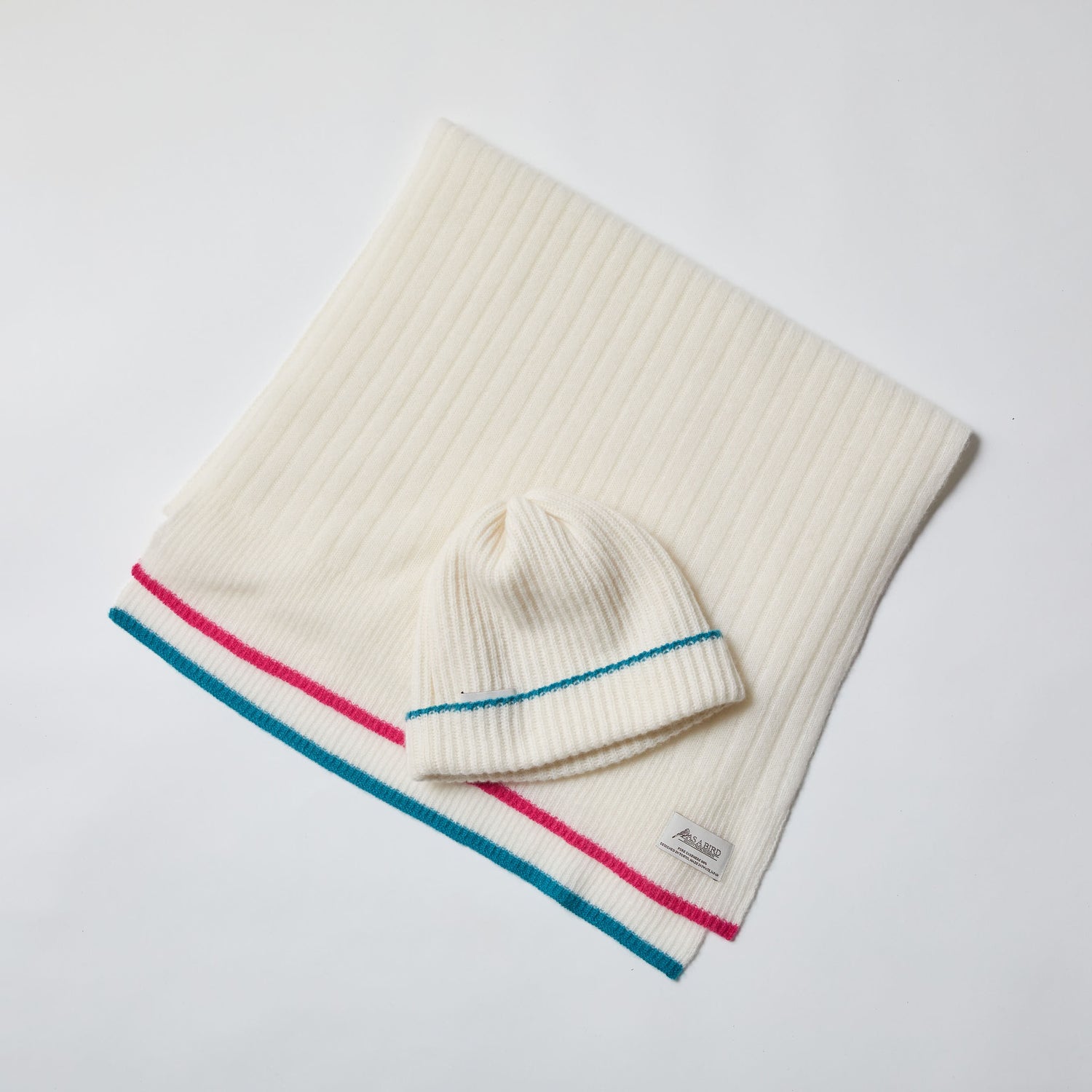 Cashmere Stole  “Helsinki” - Off White