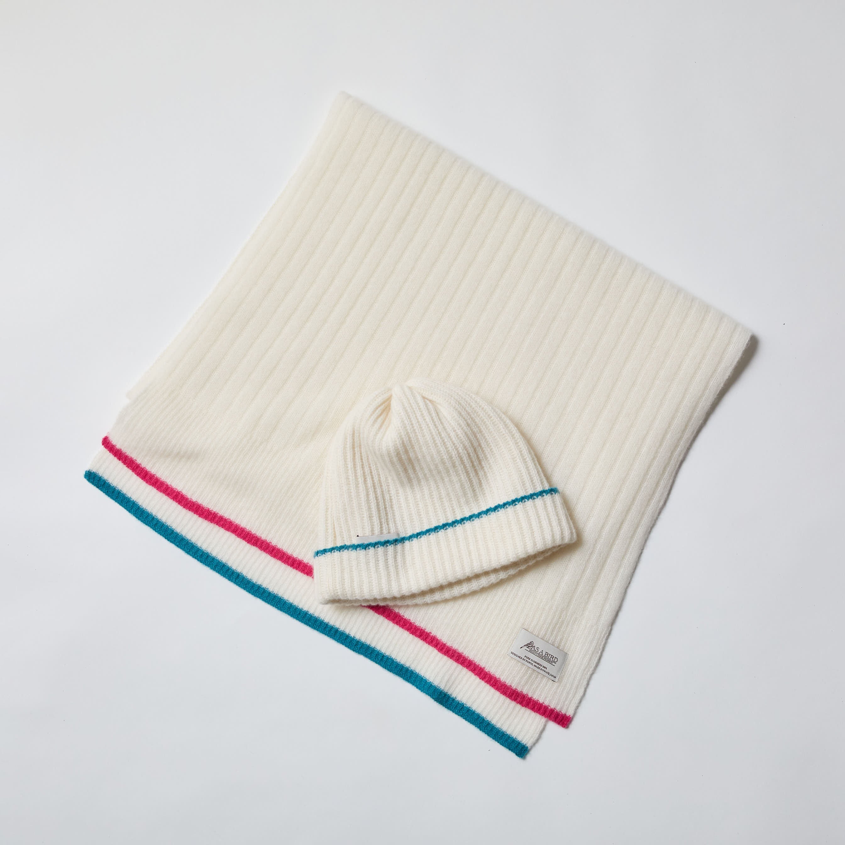 Cashmere Stole  “Helsinki” - Off White