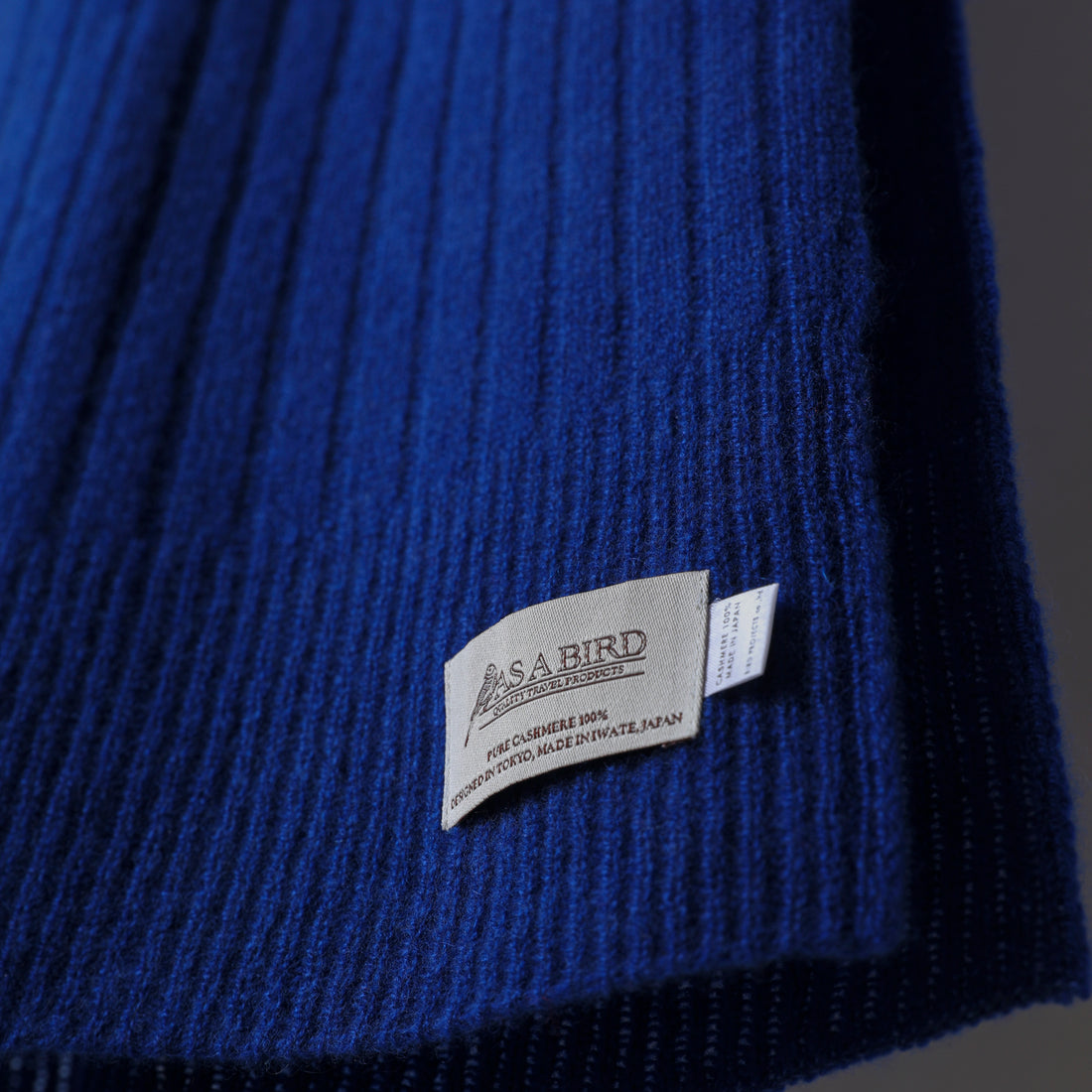 Cashmere Stole  “Helsinki” - Royal Blue