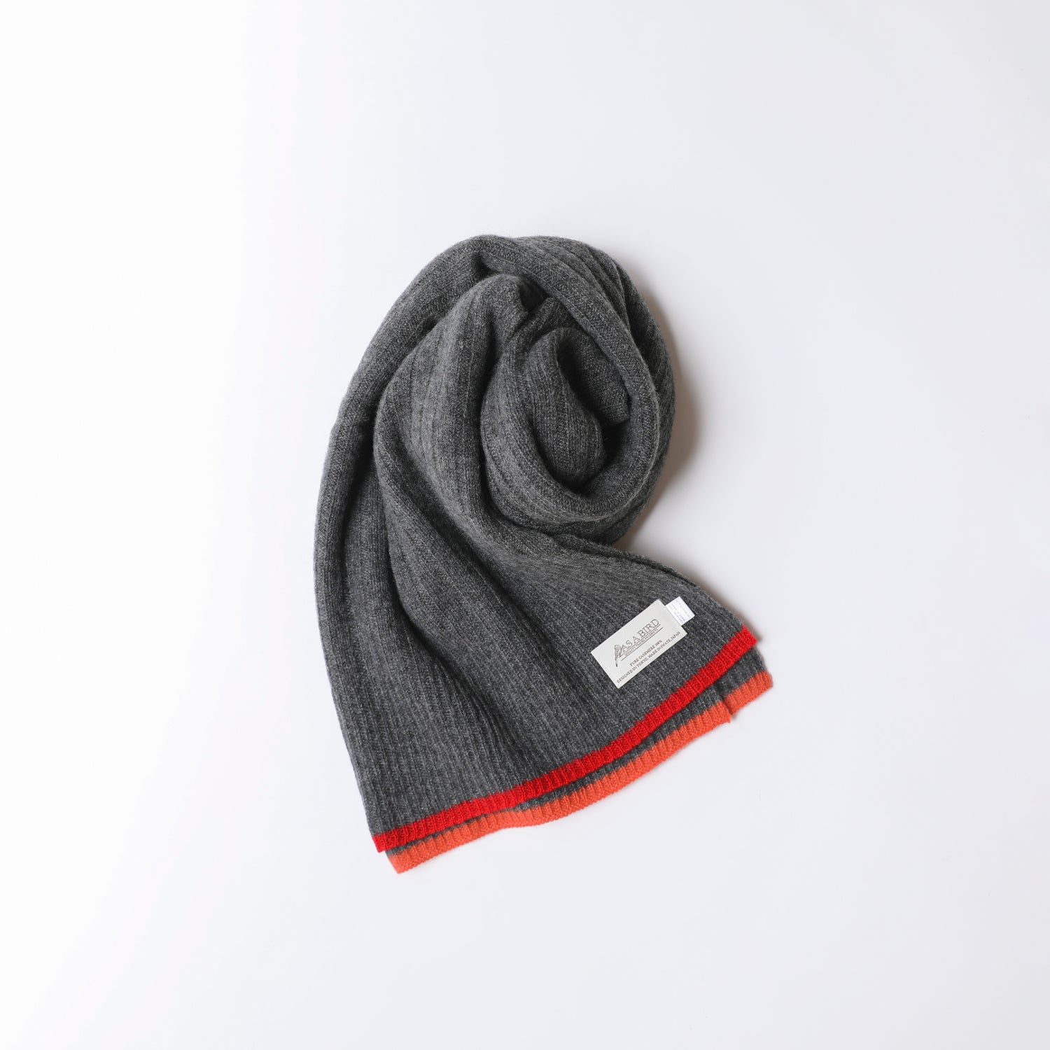 Cashmere Stole  “Helsinki” - Charcoal Gray