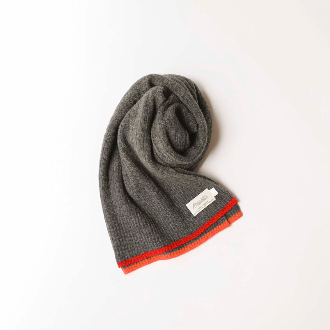 Cashmere Stole  “Helsinki” - Charcoal Gray