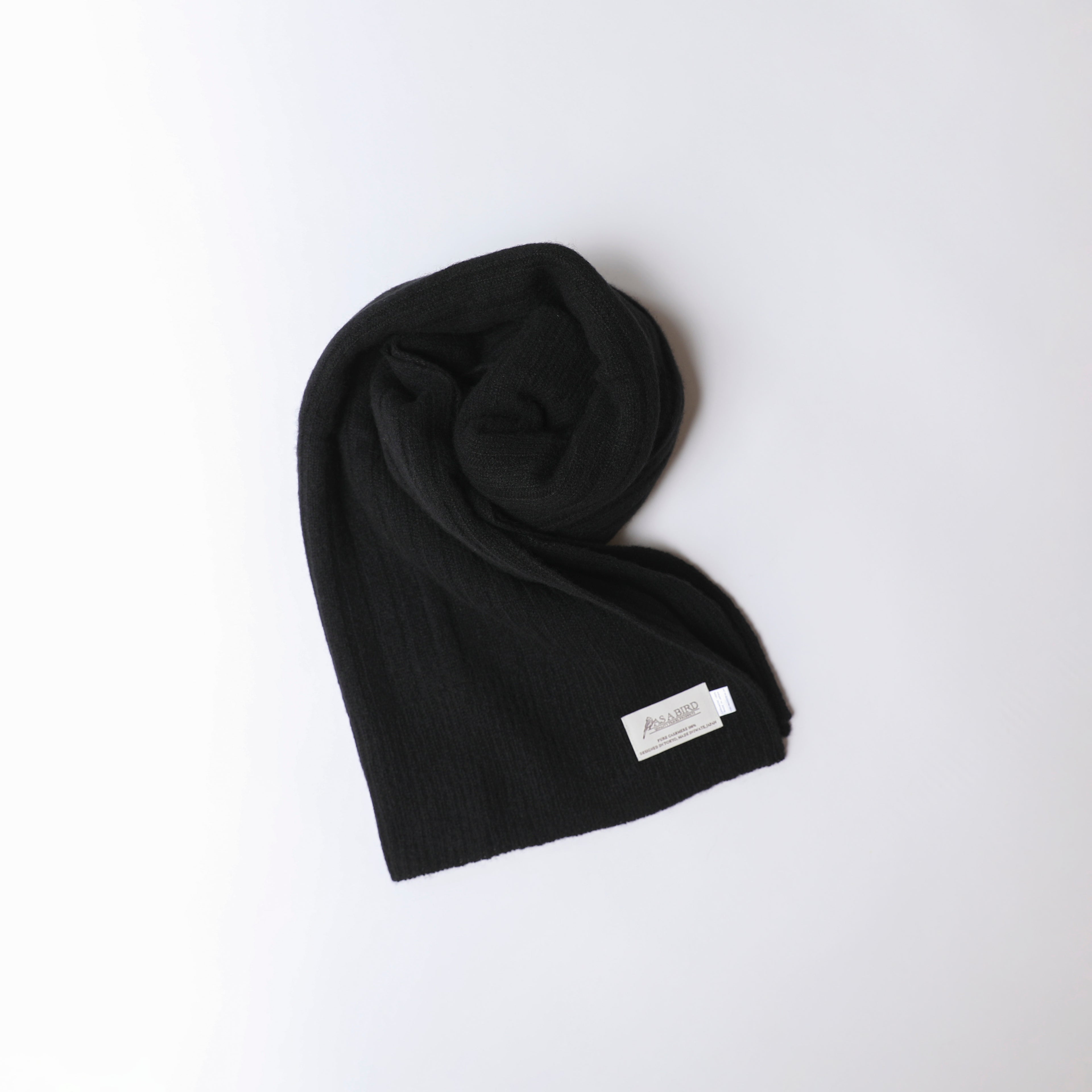 Cashmere Stole  “Helsinki” - Black