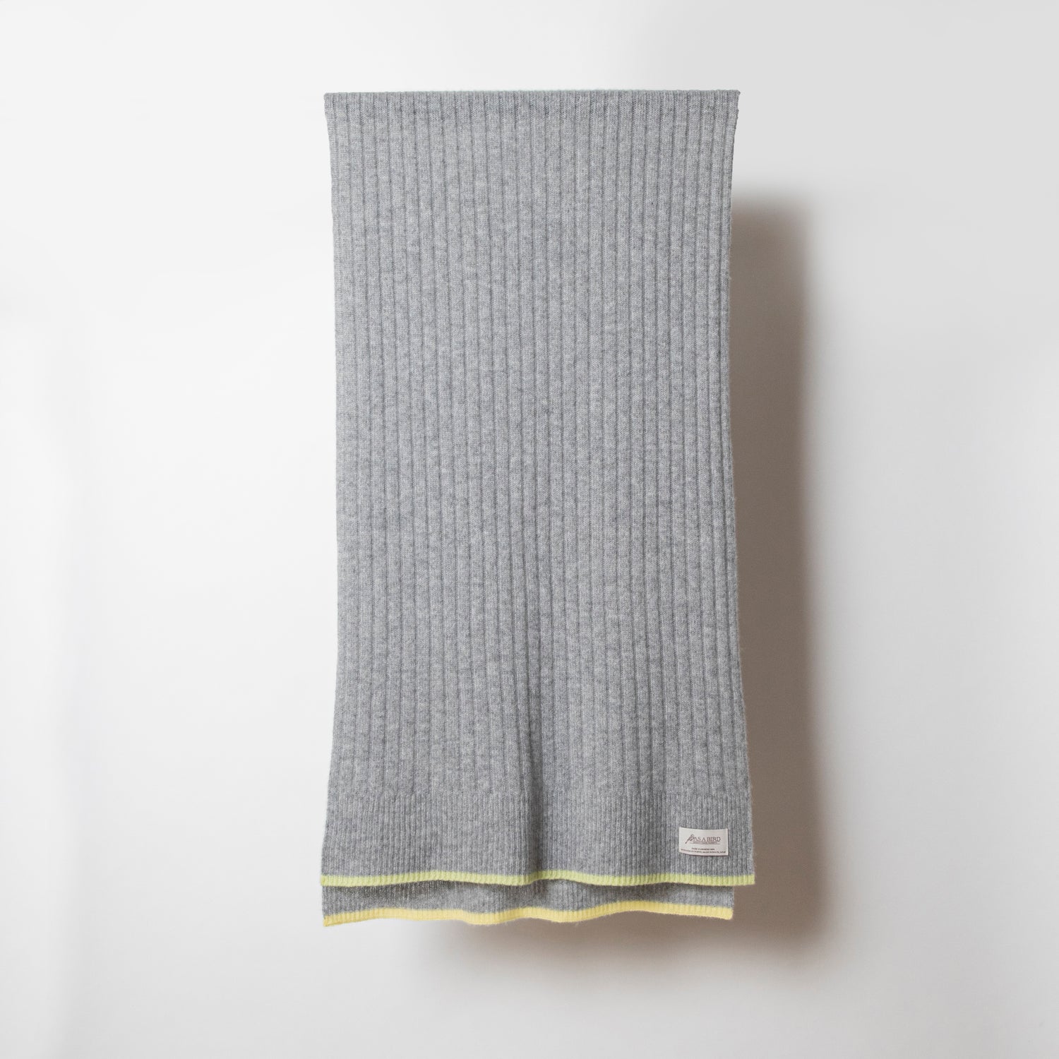 Cashmere Stole  “Helsinki” - Light Gray