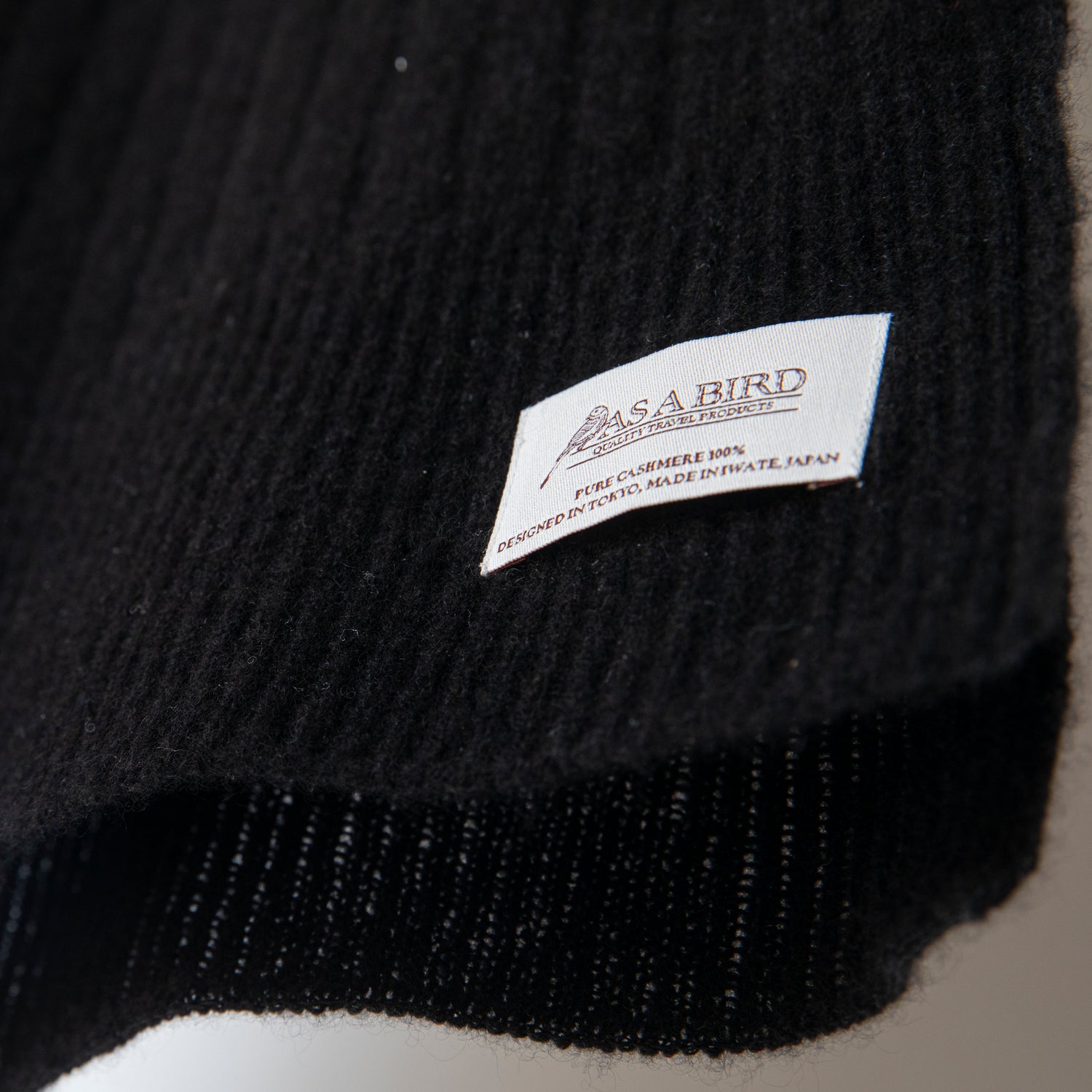 Cashmere Stole  “Helsinki” - Black