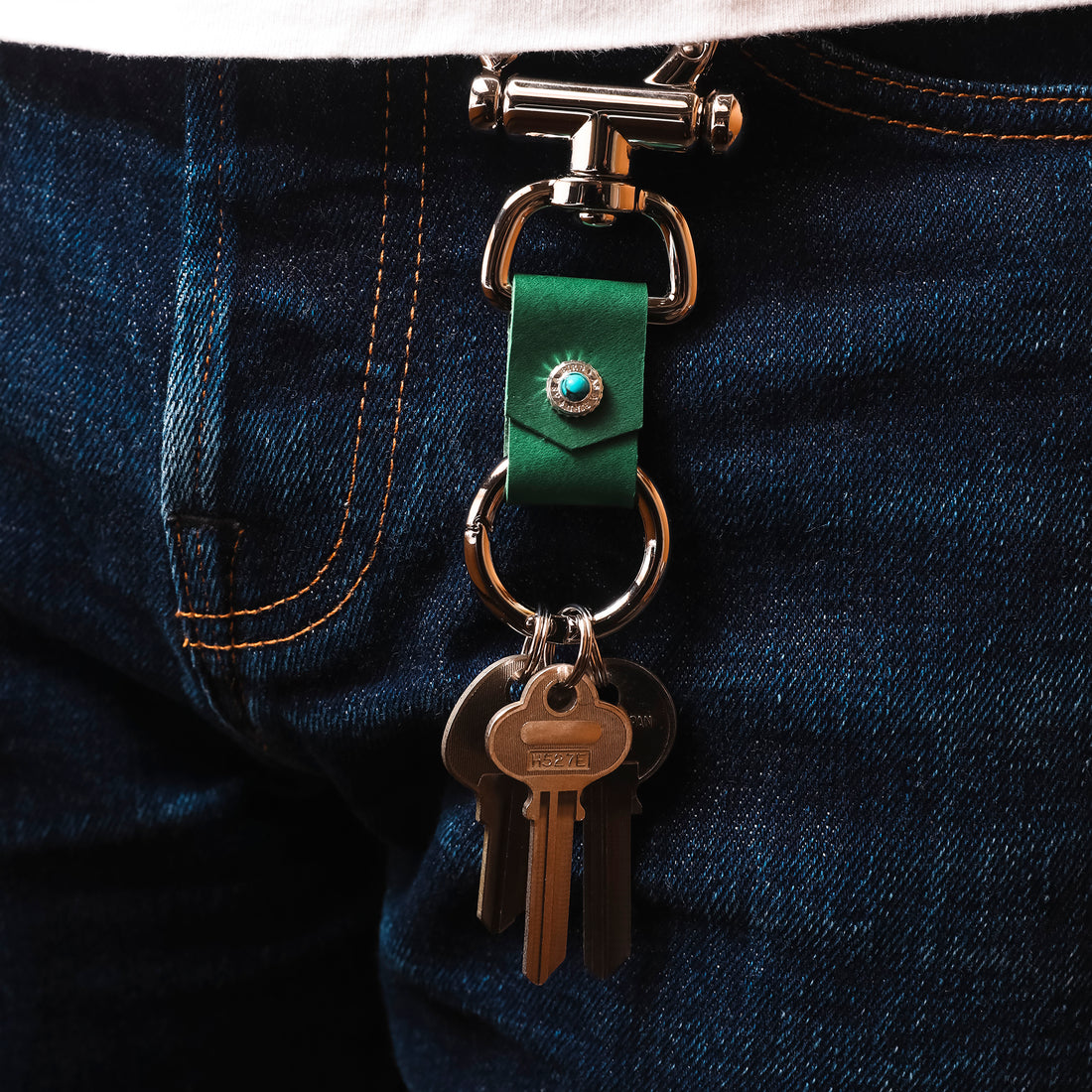 Key Holder “Cairo” -  Light Green