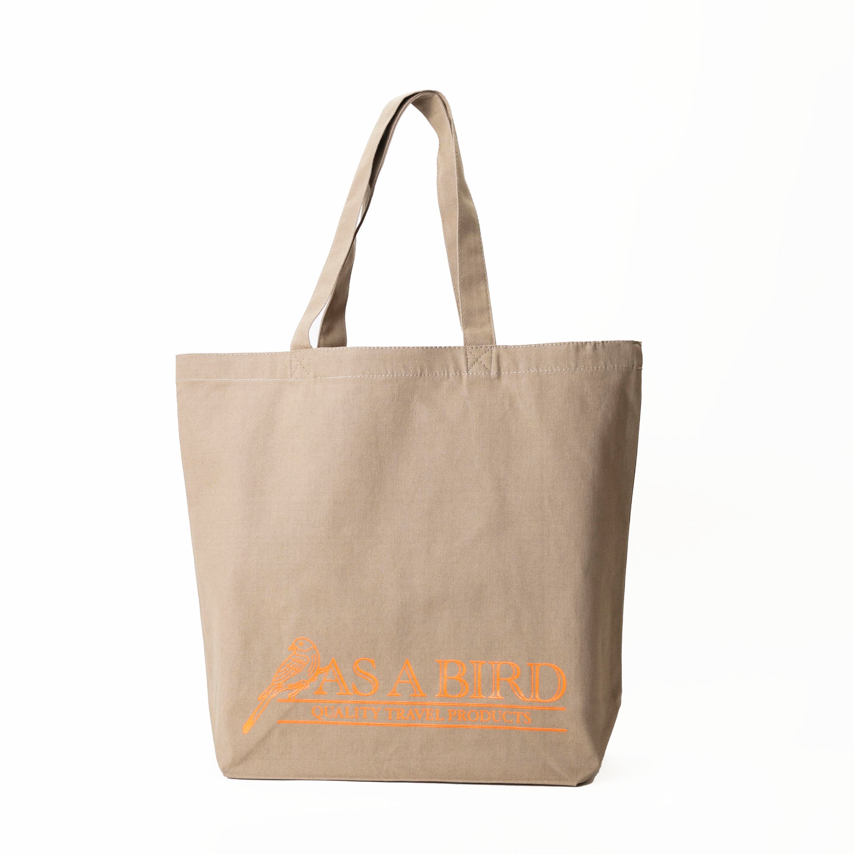 Canvas Souvenir Tote &quot;New York&quot; -Beige-