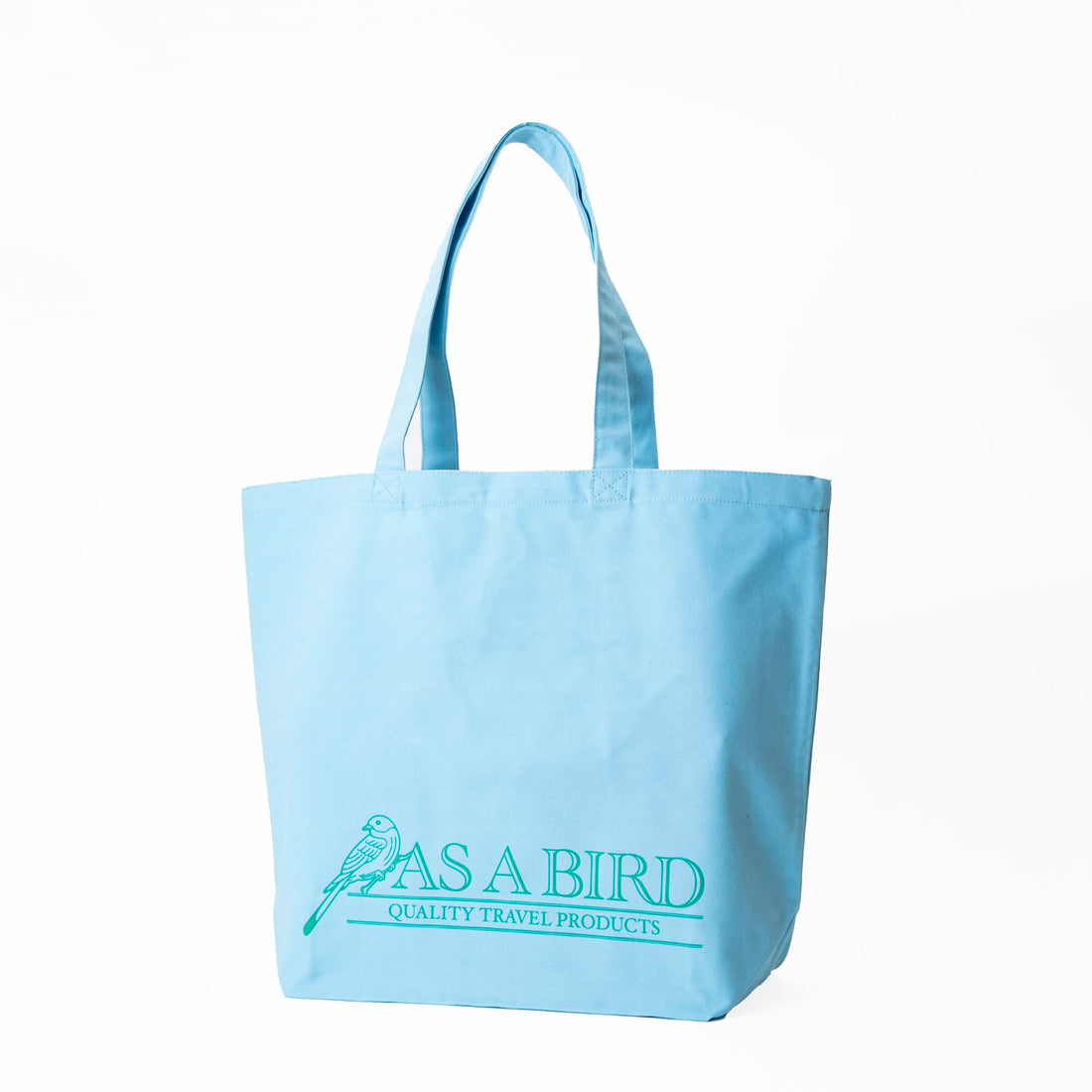 Canvas Souvenir Tote "New York" -Light Blue-