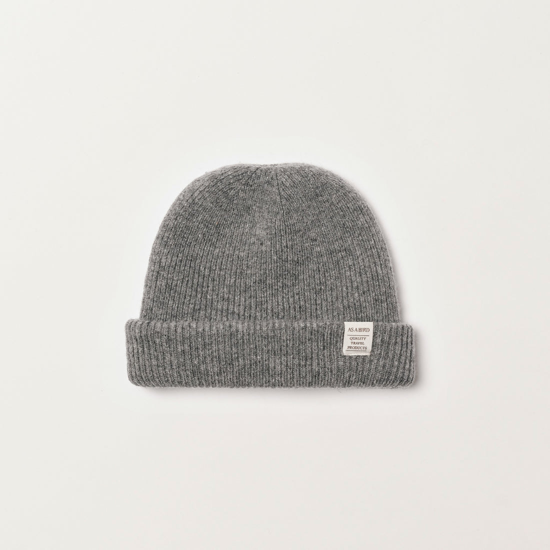 Wool Cashmere Beanie “Seattle” - Gray