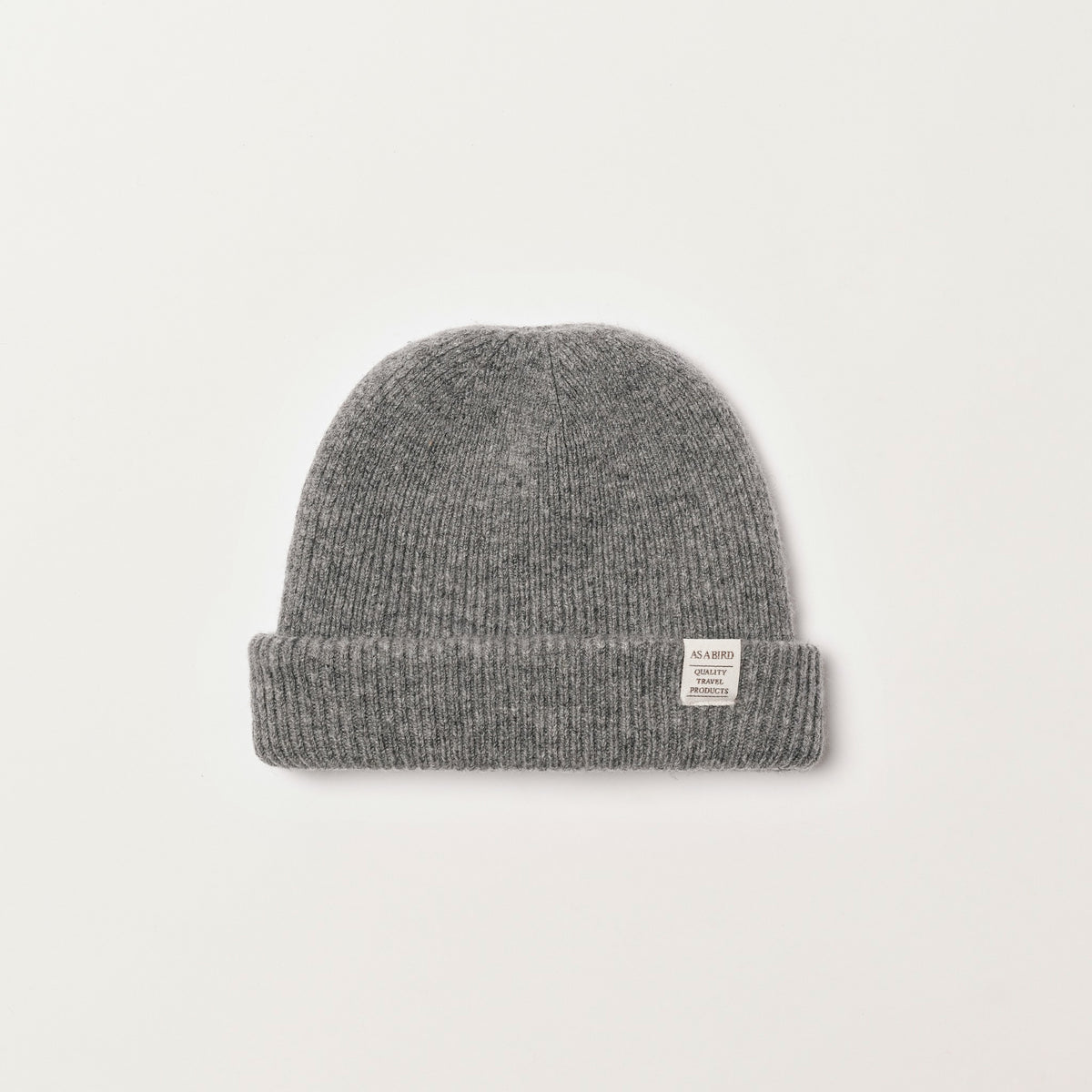 Wool Cashmere Beanie “Seattle” - Gray